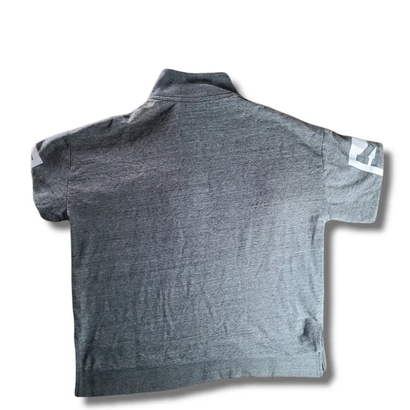 𝅺VS PINK Grey White Quarter-Zip Pullover Sweatshirt - Picture 3 of 3